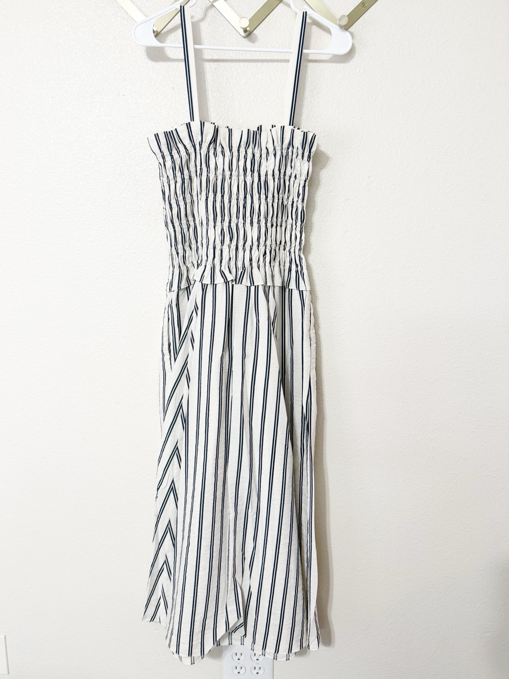 Polo by Ralph Lauren Taylor Swift Engagement Striped Silk-Blend Midi Dress NEW L - Picture 12 of 12